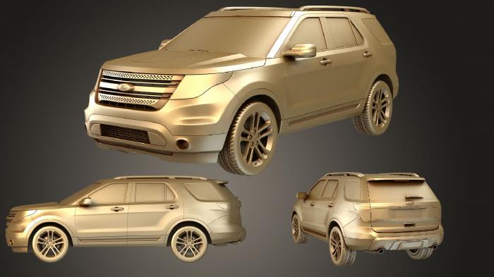 نموذج ثلاثي الأبعاد لآلة CNC السيارات والنقل فورد اكسبلورر 2011